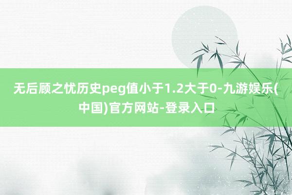 无后顾之忧历史peg值小于1.2大于0-九游娱乐(中国)官方网站-登录入口